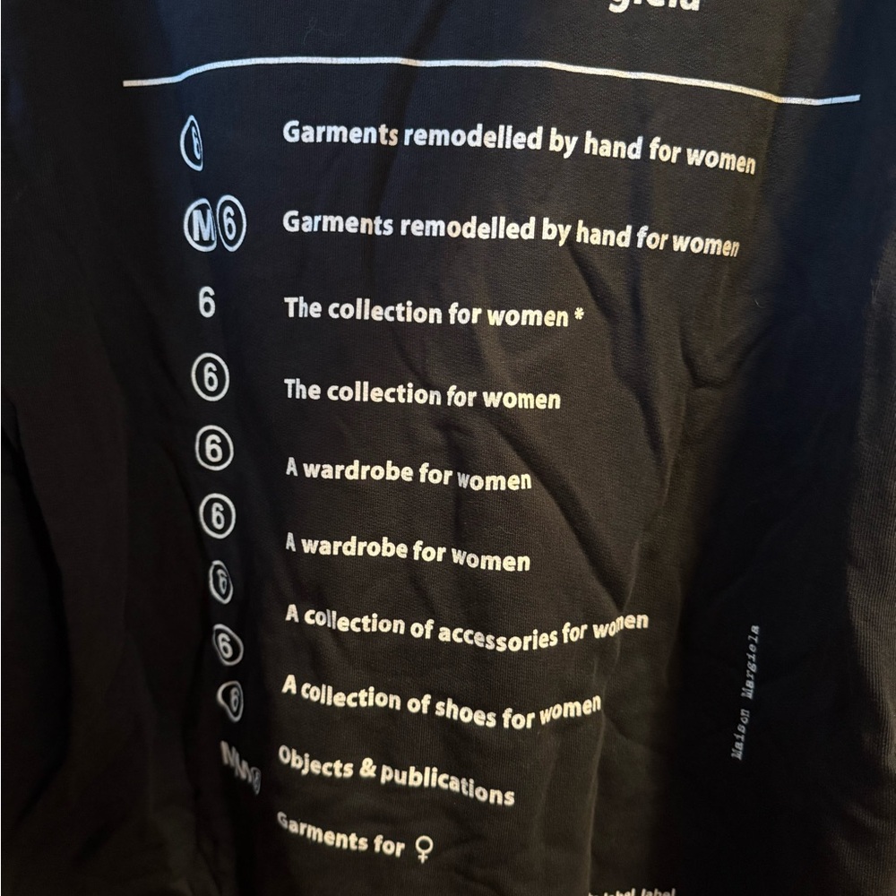 Maison Margiela hoodie, tucked away in storage